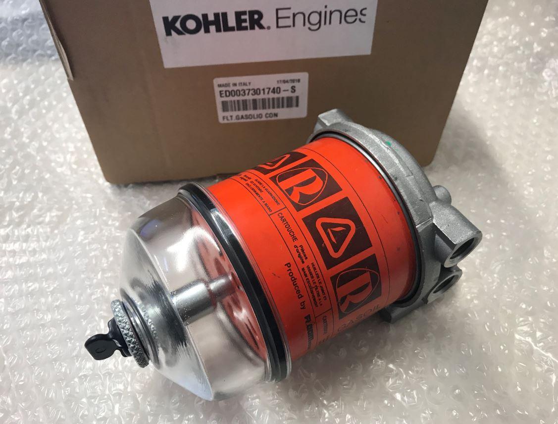 Filtre gasoil complet avec purgeur eau LOMBARDINI 3730174 / KOHLER ED0037301740-S - LDW702 LDW1003 LDW1404 LDW1603 LDW2204