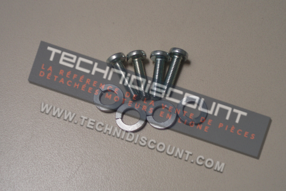 Kit de 4 vis ED0097320840-S + 4 rondelles ED0076250070-S pour lanceur lombardini ED0014720720-S