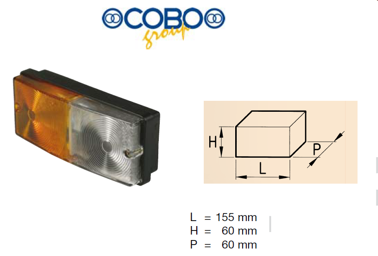 Feu avant / Phare avant AGRIA BERTOLINI CARRARO A. FIORI FERRARI NIBBI PASQUALI VALPADANA (gauche/droit)