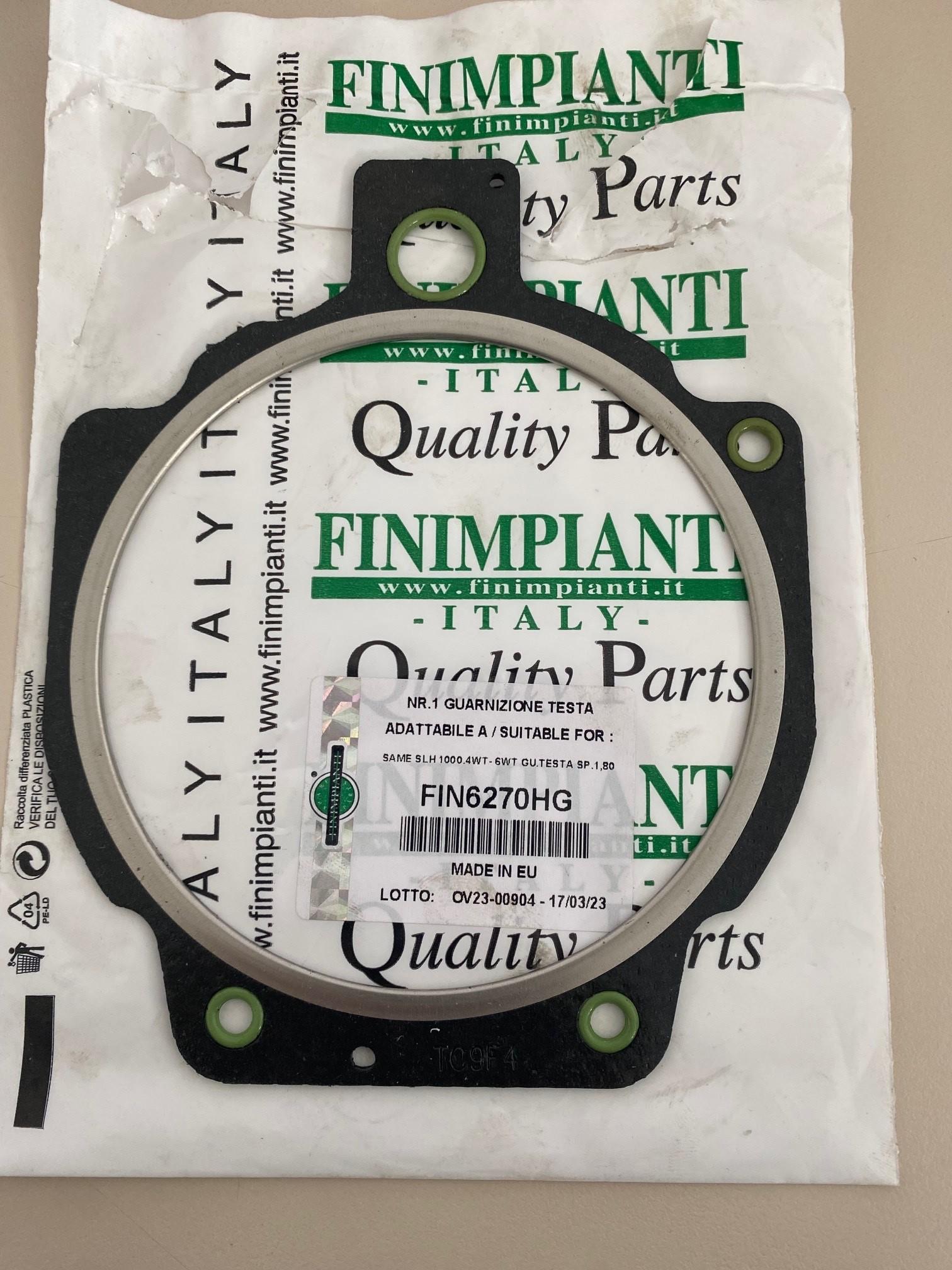 Joint Culasse 1.8mm FIN6270HG  / SAME 0.078.1453.0/40 ; 00781453040 - SAME LAMBORGHINI 916.6W ; 1000.3W ; 1000.4W ; 1000.4WT ; 1000.6W