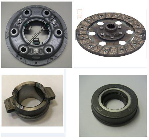 Kit embrayage goldoni 926 933 rs/dt 224 226 228 230 233 518t 520t 521t (mécanisme 15008 + disque 15026 + roulement 15052+ butée 15047)