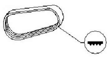 Courroie LOMBARDINI 2440451 KOHLER ED0024404510-S