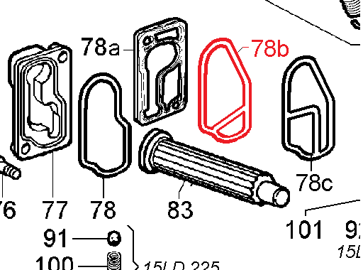 Joint LOMBARDINI 4400071 KOHLER ED0044000710-S