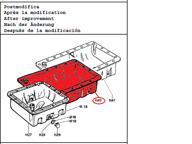 Carter huile LOMBARDINI LDW903 LOMBARDINI 6645538 KOHLER KDW1003 ED0066455380-S