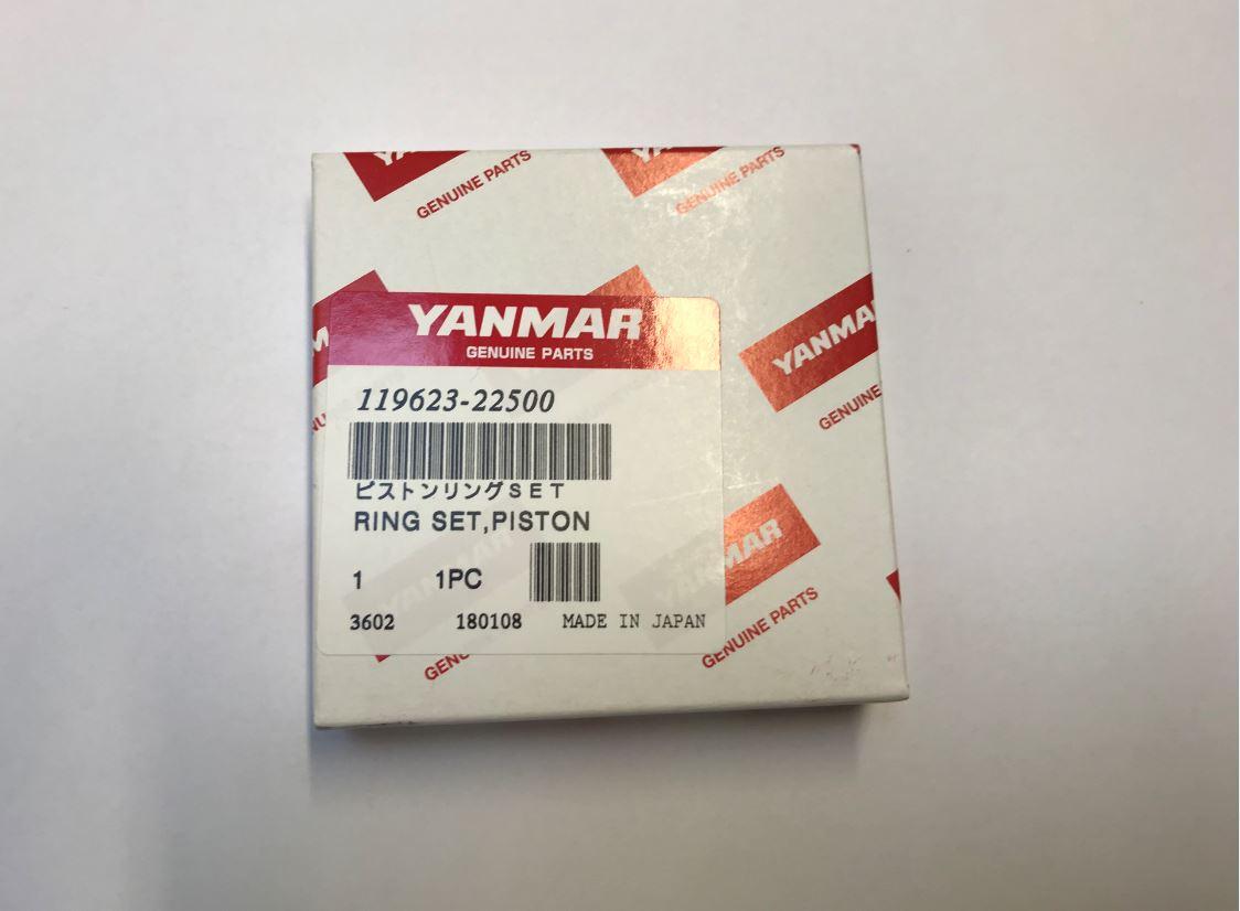 Jeu segments YANMAR 119623-22500 - Moteur YANMAR 3TNE74 / 3TNV74