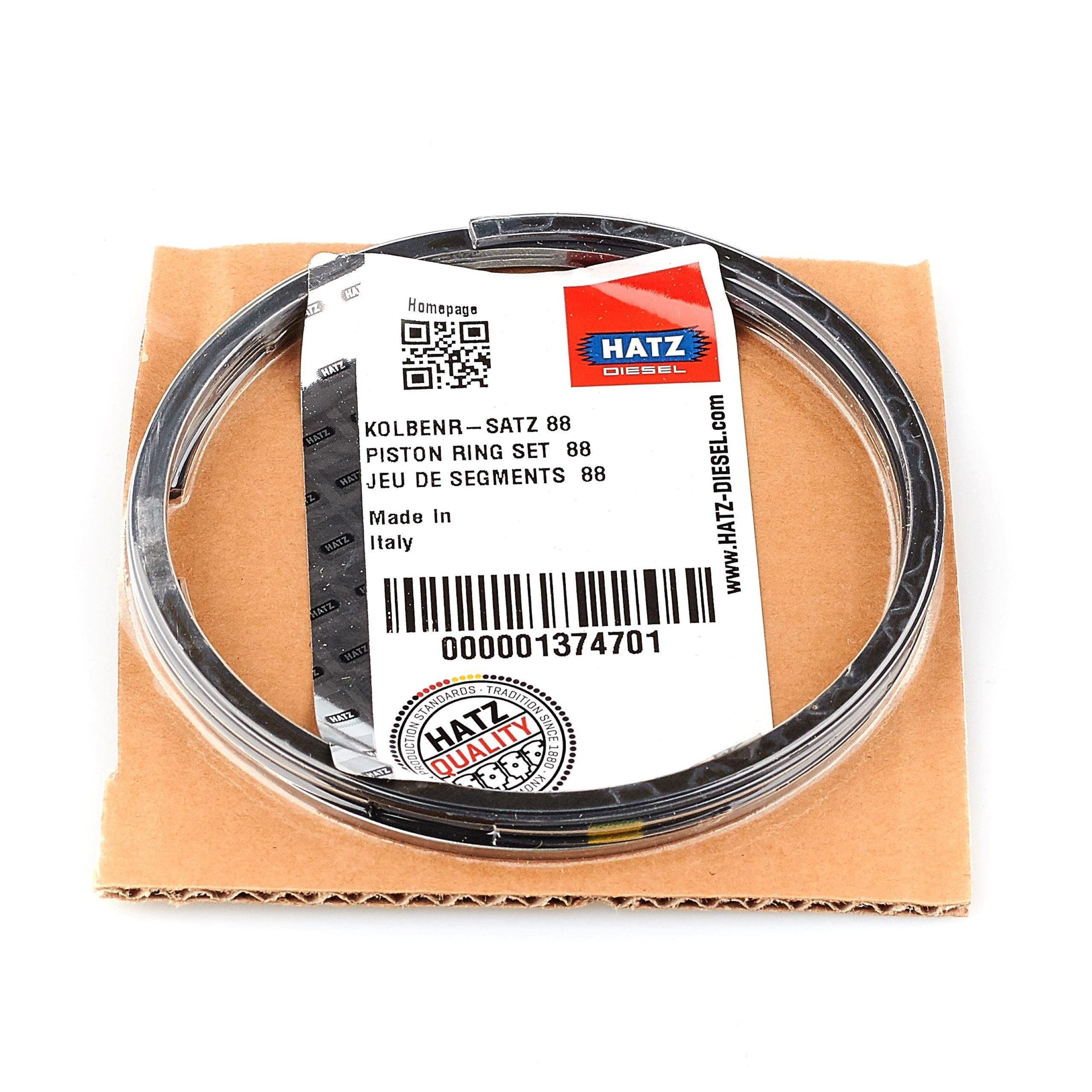 Jeu segments Ø88 HATZ 01374701 1B40 1B40V 1B40W