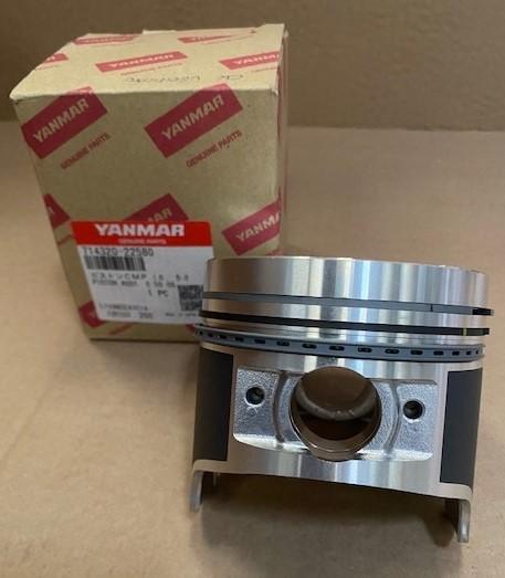 PISTON AVEC SEGMENTS 0,50mm L100N YANMAR L100N6C A1T1C AID - YANMAR 714320-22580