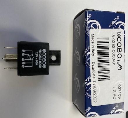 Relai COBO 18.0244.000 12V / 40A - CERMAG 36940 OEM 06350853 -COBO 18-0232-0000 / 1802320000 / 18-0232-0000-01