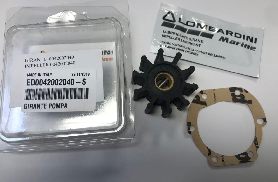 Impeller / Girante 10 pales LOMBARDINI Marine 4200204 - JABSCO 18653-001B - LOMBARDINI Marine ED0042002040-S