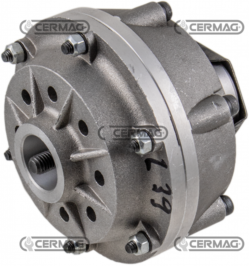 Embrayage BERTOLINI Motocoltivatore serie 406 (moteur ACME ALN330) Ø103x87mm arbre Ø22,50 Z.8 15x12 (CERMAG 15632)