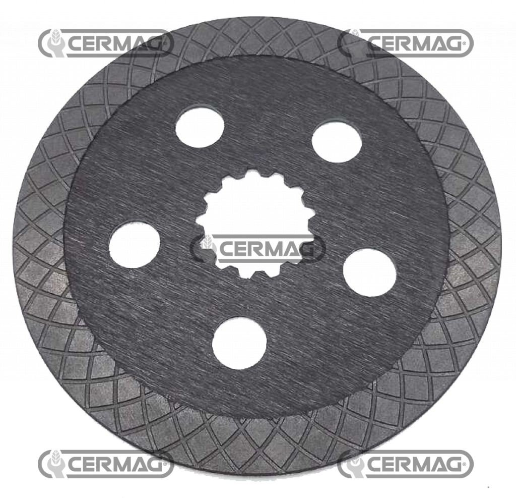 Disque de frein fritté avant 178x38x5.2 13 cannelures - OEM 0.194.5464.2 LAMBORGHINI DEUTZ FAHR SAME HURLIMANN - CERMAG 16271
