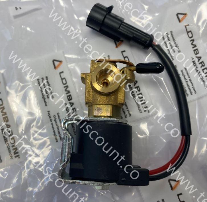 Electrovanne 12V LOMBARDINI ED0035871970-S - Origine KOHLER LOMBARDINI