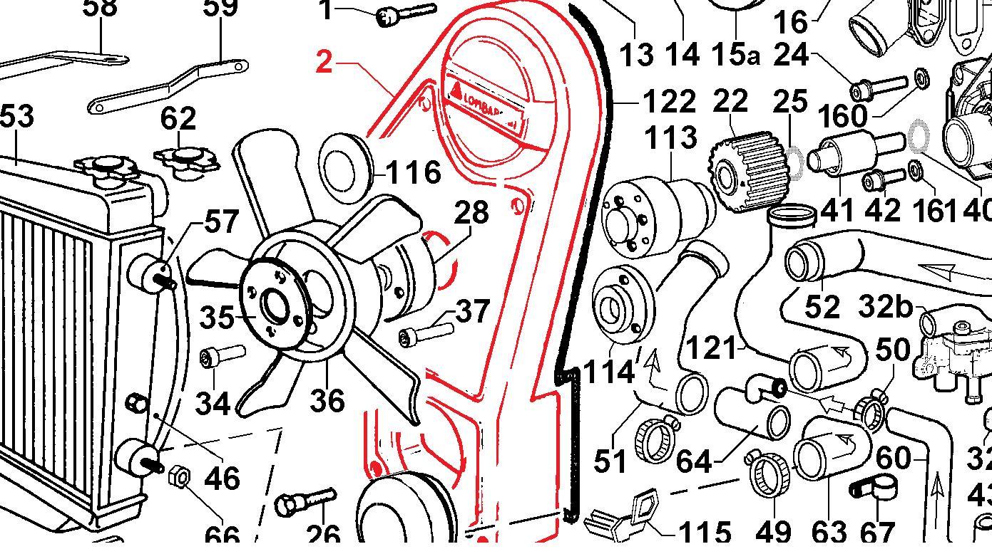 Protection Courroie LDW602 LDW702 LDW903 LDW1003 LDW1204 LDW1404 FOCS LGW627 LOMBARDINI [6927705] - DEUTZ F2M1008 F3M1008 F4M1008 (avec 2 anneaux pare-poudre) 6927705 KOHLER ED0069277050-S