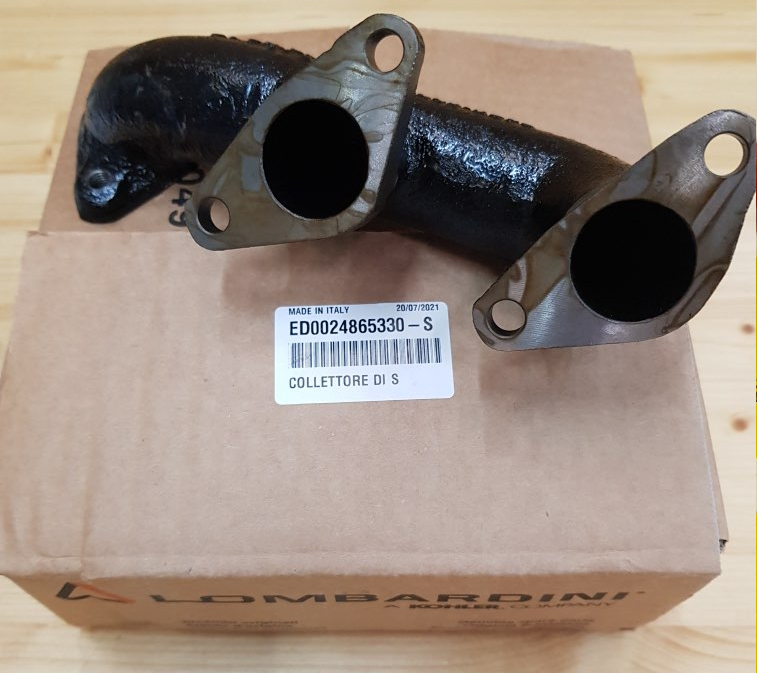 ED0024865330-S Collecteur Echappement LOMBARDINI LDW442 DCI  LDW442 CRS LDW492 DCI - LOMBARDINI 2486533 2486.533