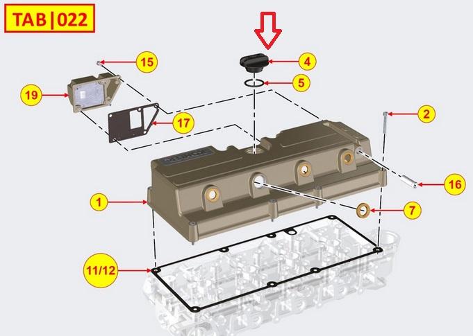 BOUCHON REMPLISSAGE KOHLER KDI2504TCR / KDI1903M / KDI1903TCR / KDI-TCA 1903 / KDI 2504M KOHLER ED0090321350-S