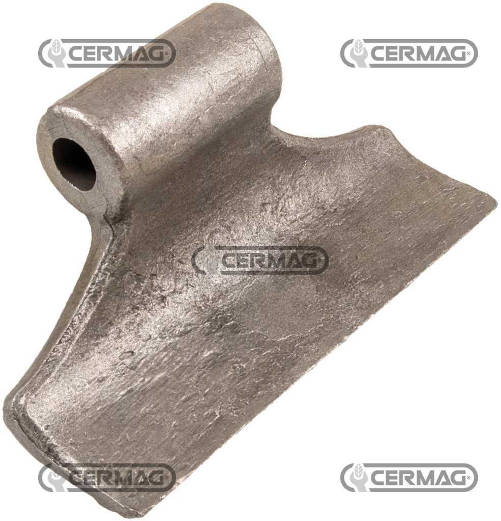 Marteau de broyeur NIUBO -  Diamètre du trou 18.5 mm /  Largeur du trou de montage 80 mm / Largeur de coupe 190 mm  CERMAG 57713