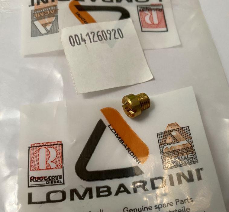 Gicleur maxi LGA280 LGA340 LOMBARDINI 4126.092 ED0041260920-S