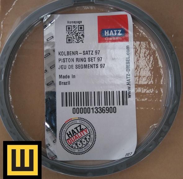Jeu segments HATZ 01336900 / STD Ø97 / HATZ 1D50S
