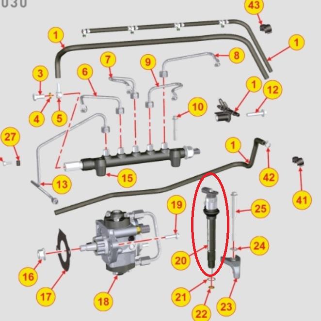 Injecteur Complet LOMBARDINI KOHLER ED0050101680-S / DENSO 1200 09U 02125 - KOHLER KDI1903TCR KDI2504TCR KDI3404TCR
