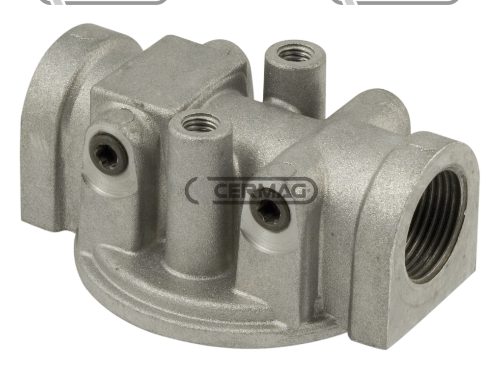 Tête, Support filtre hydraulique