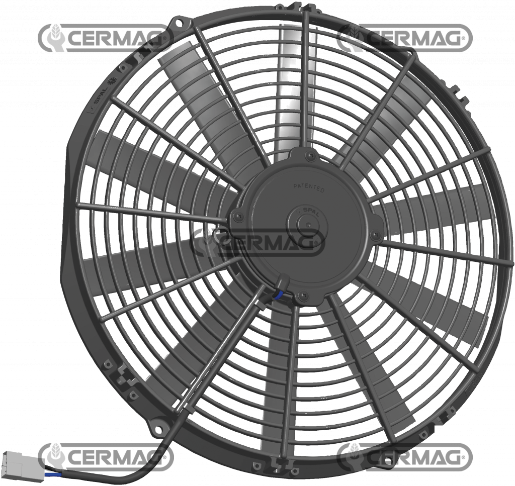 Ventilateur Aspirant Spal VA08AP51C23A VA08-AP51/C-23A  VA08 AP51 C23A application Deutz-Fahr Same SLH GOLDONI VA08AP10/C-23A  OEM 0.009.8263.4,000982634