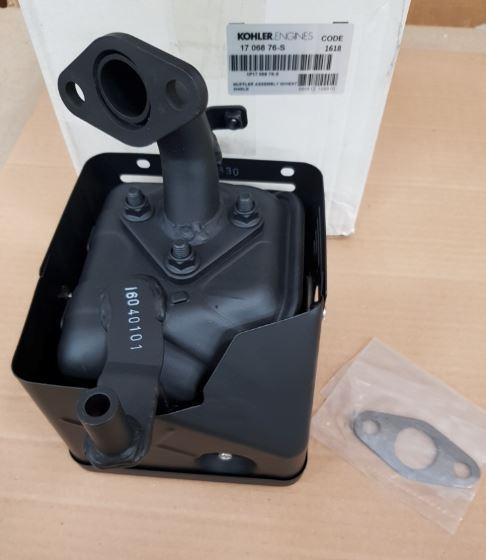 Pot Echappement KOHLER 17 068 76-S / KOHLER CH395 (1706876-S)