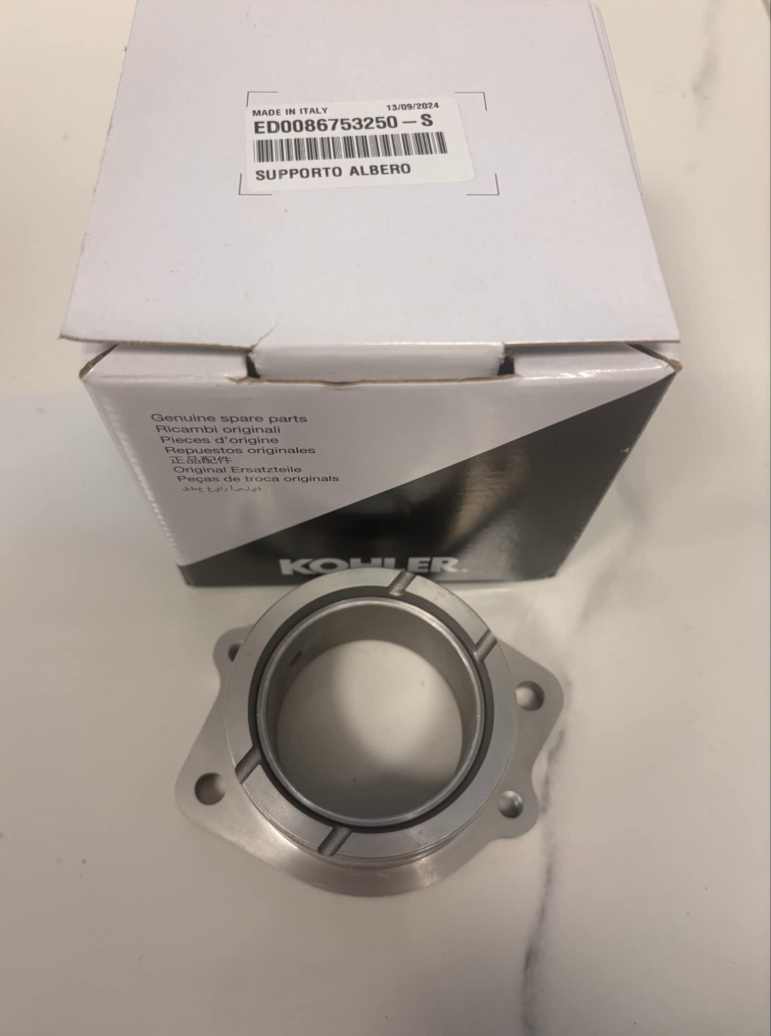 Support vilebrequin coté distribution COTE MAJOREE -0.25mm moteur LOMBARDINI 9ld561-2 9ld625-2 9ld626-2 10ld400-2 12ld435-2 12ld475-2  8675325 - ex. 8675267 kohler ed0086753250-s ex. ed0086752670-s