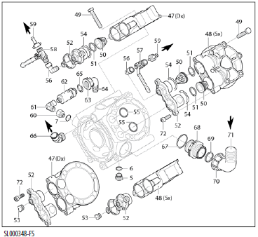 Vanne conique ANNOVI REVERBERI 2689050 / Pièce pour pompe ANNOVI REVERBERI AR903 - AR1053 - AR1203 et AR1604