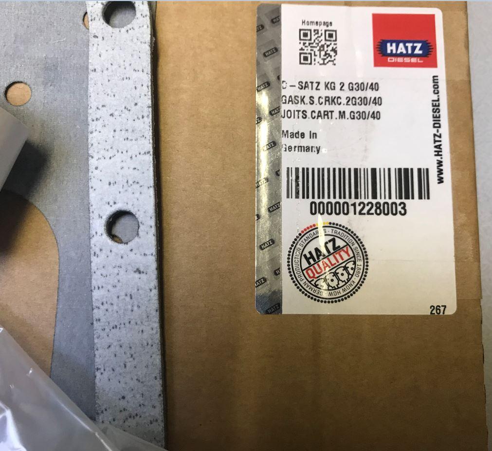 Pochette de joints bas moteur HATZ 2G30 2G40 HATZ 01228003