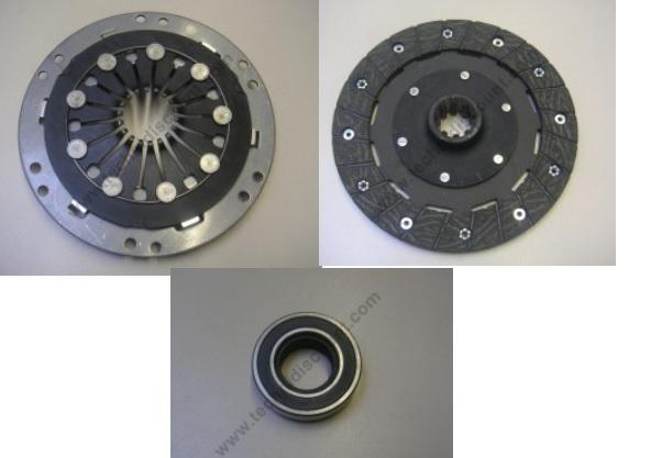 Kit embrayage BERTOLINI TRATTORINI 530  (PLATEAU Ø215) mécanisme 15338 (81.9143.00) + disque 15191(81.9144.20) + butée 15332)