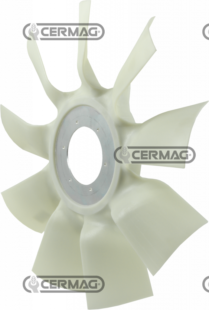 Ventilateur de refroidissement pour JOHN DEERE série 7030  - JOHN DEERE OEM RE245935 - 9 pales
