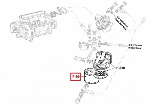Filtre Gasoil LOMBARDINI KOHLER ED0021752880-S Ex. 2175045