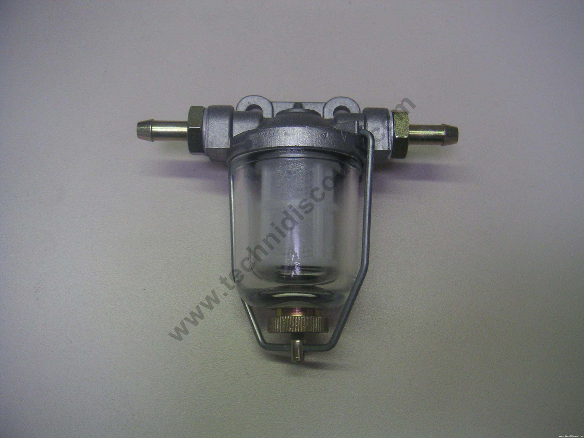 Filtre chaudière, bruleur, gaz, fuel (M14 x 1.50) + 2 Raccords Ø8mm