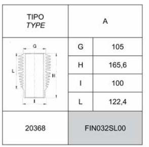 Cylindre RD952 RUGGERINI (FIN032SL00)
