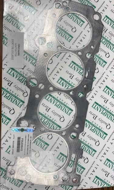 Joint culasse ADAPTABLE FINIMPIANTI FIN109HG = LOMBARDINI 4730.715 / 4730715 / ED0047307150-S (1,55mm) ou FIN336HG = LOMBARDINI 4730.758 / 4730758 / ED0047307580-S (1,65mm) -  Pour LDW1204 LDW1204T focs piaggio lombardini f4m1008 deutz