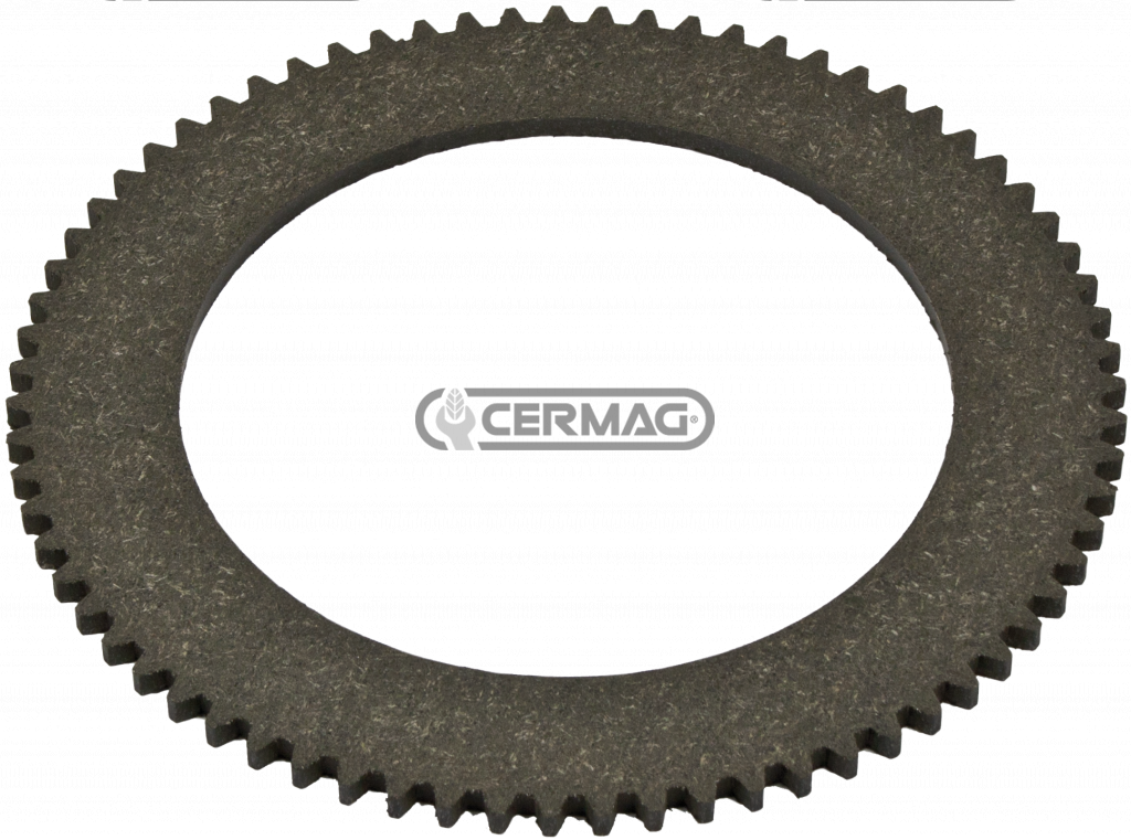 Anneau embrayage de direction 15606 MASSEY FERGUSON 973372M1 FIAT NEW HOLLAND 544583 LAMBORGHINI 400.0515.4 LANDINI 973372M1 / Ø219x152x6 71 dents