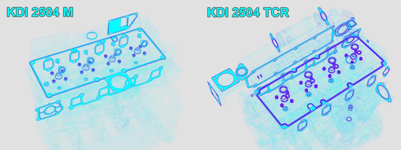 Pochette joints KDI2504 KDI2504TCR KOHLER ED0082051320-S - 8205132