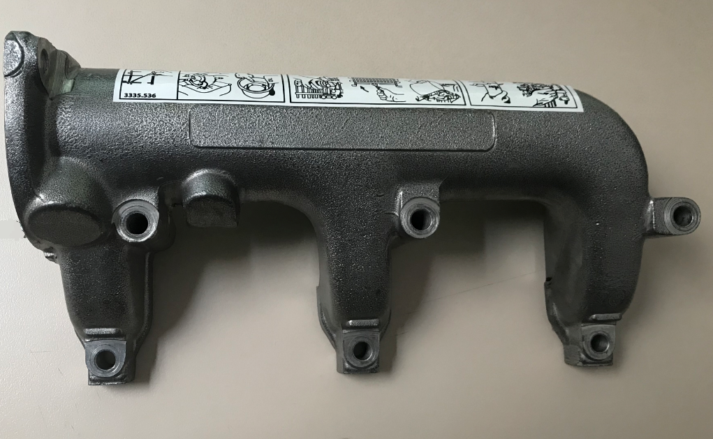 Collecteur admission LOMBARDINI 2486043 KOHLER ED0024860430-S / Moteur LOMBARDINI 11LD535-3 11LD625-3 11LD626-3 Moteur KOHLER KD625-3 KD626-3 (625.2486.043)