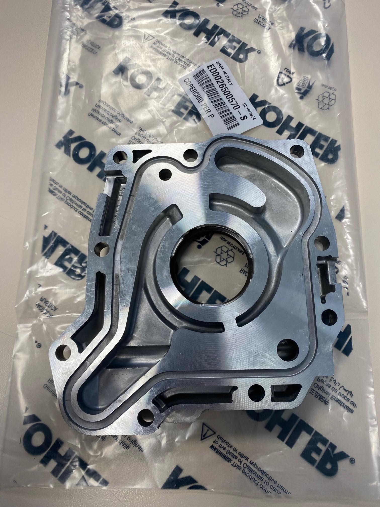 Couvercle pompe a huile KOHLER ED0026500570-S LOMBARDINI 2650.057 - Moteurs LOMBARDINI LDW1503 LDW1603 LDW2004 LDW2204 LDW2004T LDW2204T KDW1603 KDW2204