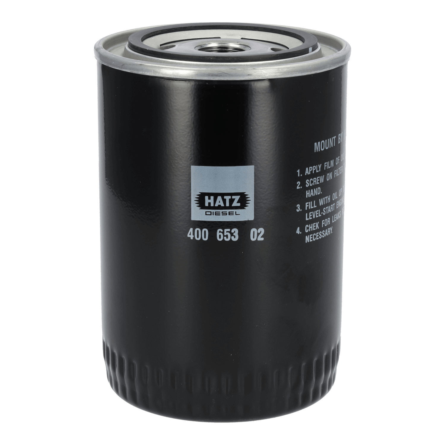 Filtre a huile moteur HATZ 40065302 ; 000040065302 ; HATZ 400 653 02 - Moteurs HATZ 2L30 ; 2L40 ; 3L30 ; 3L40 ; 4L30 ; 4L40 ; 2M40 ; 3M40 ; 4M40