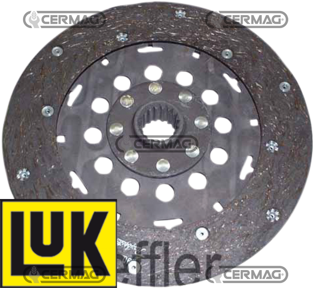 Disque embrayage Ø250mm LUK / CERMAG 15952 - DEUTZ 02.940.363 - 2313468