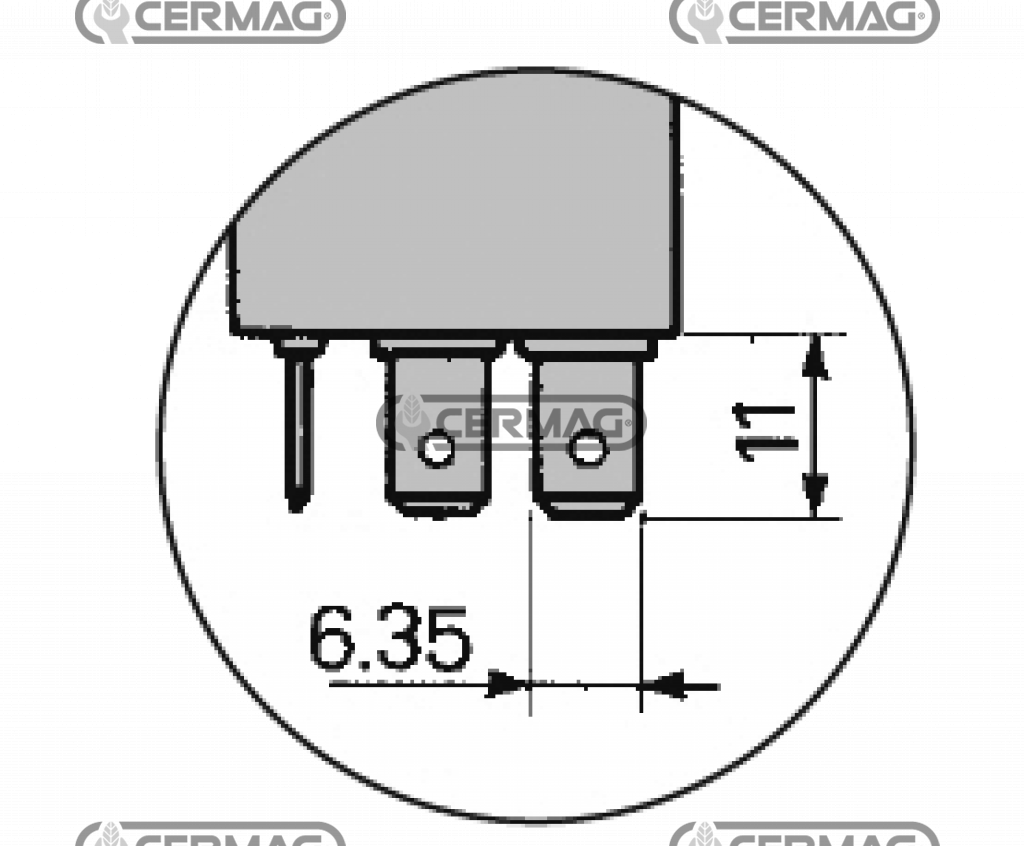 Relai COBO 18.0244.000 12V / 40A - CERMAG 36940 OEM 06350853