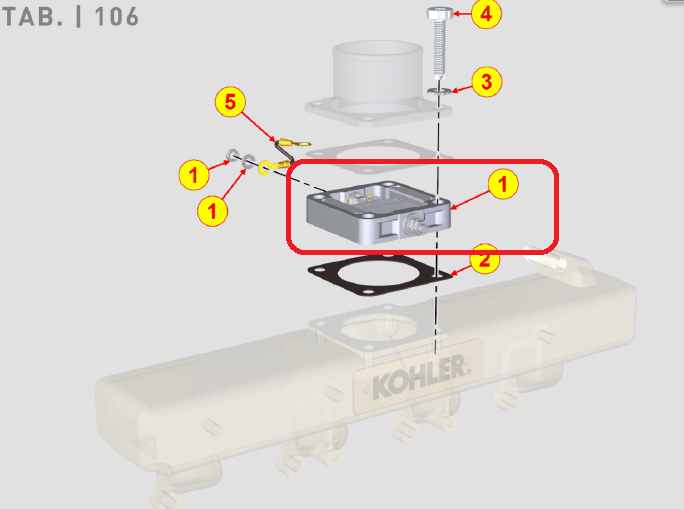 ED0021001250-S KOHLER - KDI1903TCR KDI2504TCR