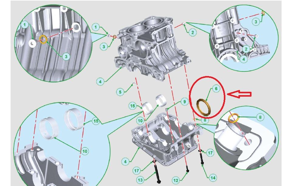 Joint spy coté volant LDW442 LDW492 KOHLER 70x88x8 LOMBARDINI 1213509 KOHLER ED0012135090-S