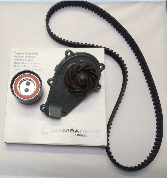 Kit distribution LDW442 LDW492 LOMBARDINI KOHLER (Pompe Eau 6584511 + Courroie 2440411 + Galet 4110005) LOMBARDINI 4898084