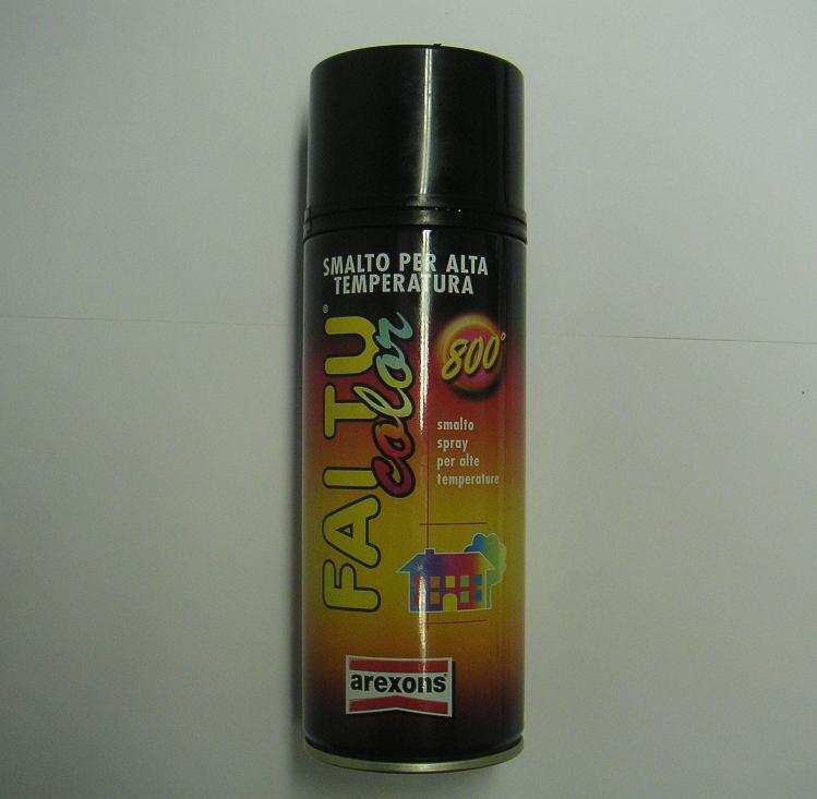 Bombe de spray peinture noir haute temperature 800°C pour pot d'échappement AREXONS 400ml